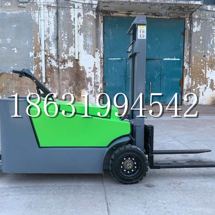 临清市小型电动叉车1吨2吨步行站驾式电瓶堆高充电装卸车液压升降车铲车